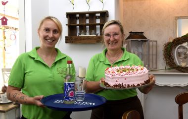 Ob reichhaltiges Frühstück oder leckeres Mittagessen, bei Conny und Kerstin werden Sie kulinarisch verwöhnt. (Foto: Carl-Heinz Zitzmann)