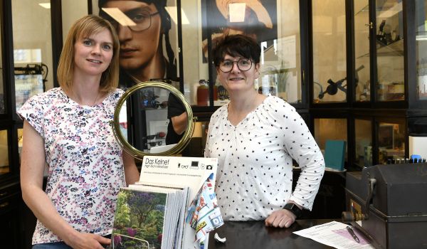 Hier sind Spezialisten am Werk: Bei Optik Kieswetter gibt es professionellen Service und außergewöhnliche Gestelle. (Foto: Carl-Heinz Zitzmann)